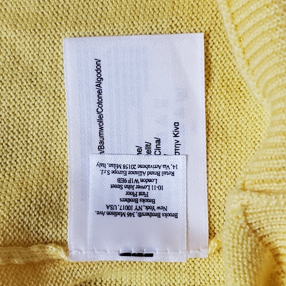 Brooks Brothers Yellow Vest 💛 Easter 🐣 - Picture 3 of 6